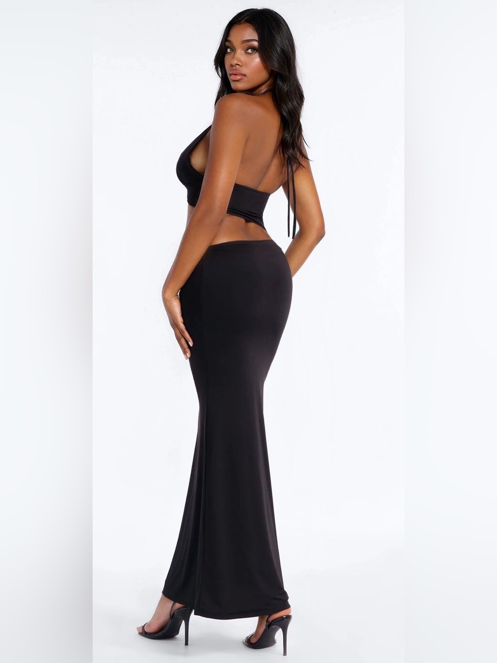 Fashion Nova Black Cut Out Maxi Dress🖤 - Picture 4 of 6